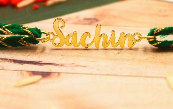 Personalized Name Rakhi by Incredible Gifts